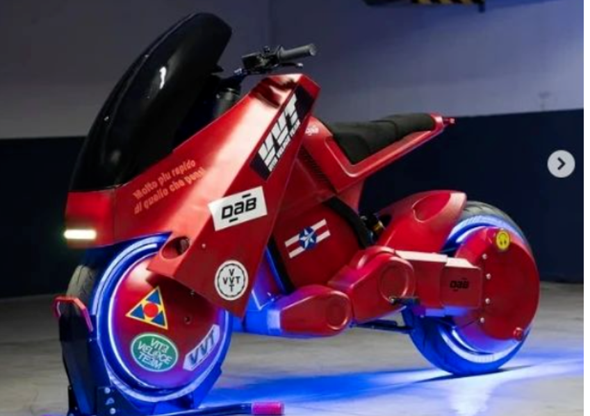 DAB Motors推出3D打印《Akira》風(fēng)格電動(dòng)摩托車，科技感十足 image